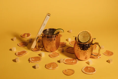 Orange Moscow Mule Mocktail